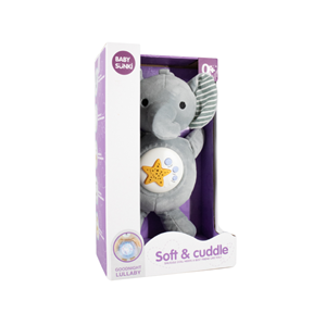 شب خواب کودک موزیکال و چراغدار طرح فیل Goodnight Lullaby Soft & Cuddle_اسباب بازی نوزادی